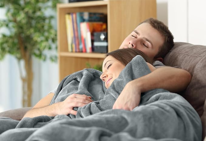 Utopia Bedding Soft Fleece Bed Blanket Full Size Ash Grey | Microfiber Plush - Image 6