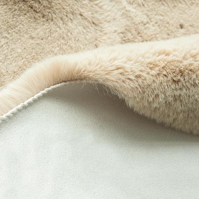 ORINOVA Camel Washable Shag Area Rugs - Image 5