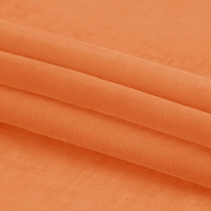 DWCN Sheer Curtains 54 inch Length 2 Panels Set, W52 x L54 - Image 6
