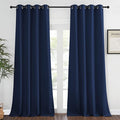 NICETOWN Blackout Navy Blue Curtains 120 inch Length by NICETOWN