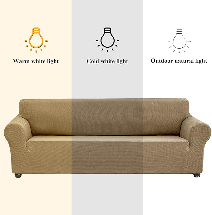 Joccun Stretch Couch Cover Slipcovers, 1-Piece Sofa Covers - Image 3