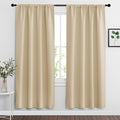 RYB HOME Extra Wide Curtains for Bedroom Living Room 72 inches Long, Thermal by RYBHOME