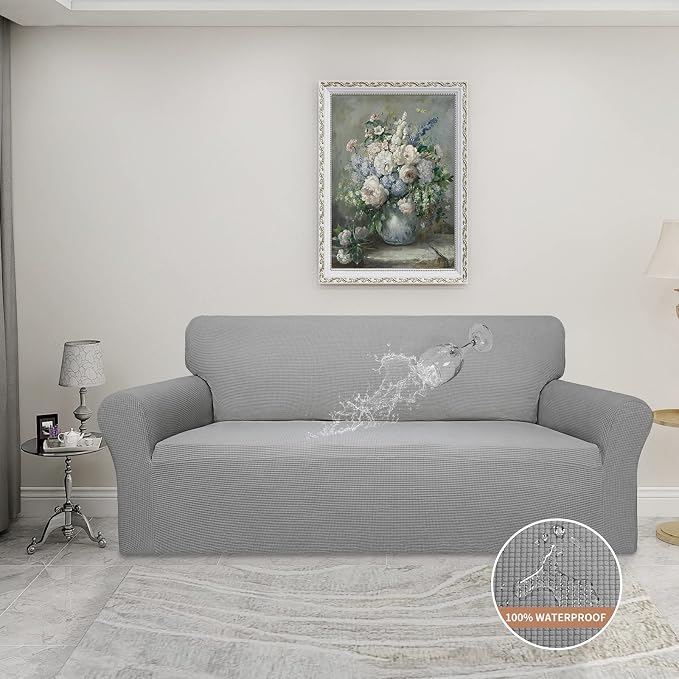 Easy-Going 100% Waterproof Couch Cover, 3 Cushion Couch Slipcover - Image 2