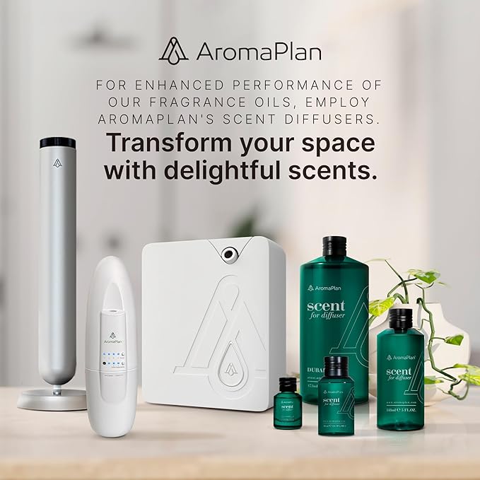 Aromaplan Hotel Scents Bamboo Air 16 Fl Oz (473ml), Home Luxury Aroma & Hotel Diffuser Oil- Hotel Diffuser Oil for Aromatherapy- USA Made, Bigger Bottle, Bolder Aroma & Longer Lasting