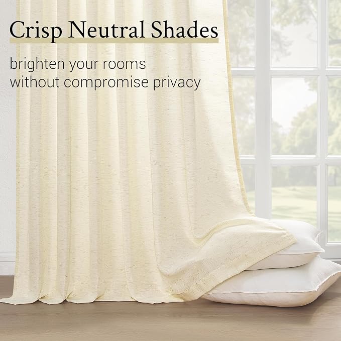 Topfinel Pinch Pleated 94 Inch Curtains 2 Panels - Image 5