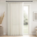 Topfinel 102 Inch Curtains 1 Panels Set, Two Packs Pinch Pleat Back Tab Linen by Topfinel