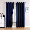 ChrisDowa 100% Blackout Curtains 80 inch Long by ChrisDowa