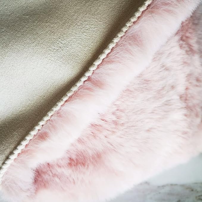 Ghouse Ultra Soft Faux Rabbit Fur Rug 5x7, Machine Washable Area Rugs - Image 4