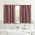 RYB HOME Cafe Blackout Curtains 24 inch Length, RV Curtains by RYBHOME