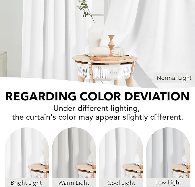 Deconovo Blackout Curtains for Bedroom & Nursery, Thermal Insulated Drapes - Image 6