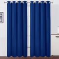 Blackout Curtains 52 x 95 inch/Royal Blue Curtains Set of 2 Panels/Thermal by Lemomo