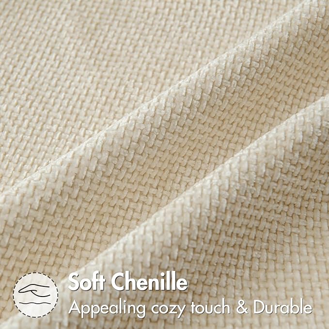 MIULEE Pack of 2 Couch Throw Pillow Covers 18x18 Inch Neutral Cream Modern Boho - Image 6