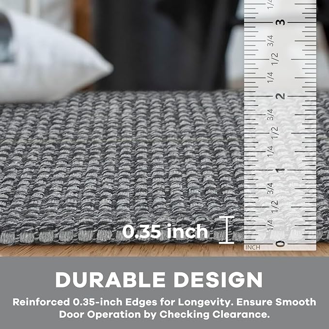 KOZYFLY Runners for Hallways 2x10 ft Washable Kitchen Runner Non Slip Rubber - Image 4