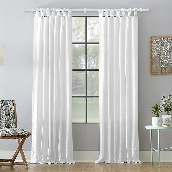 Small Curtain Rods for Windows 30" to 45" 5/8 Inch Standard Decorative White - Image 7