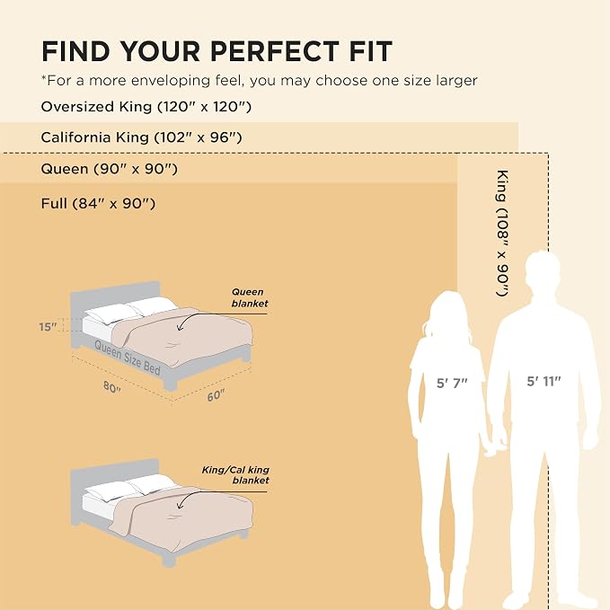 Bedsure Soft Cal Size Blanket for Bed Beige 102"x96" | Birthday Gifts for Women - Image 6