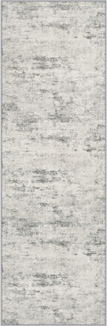 2x6 Washable Runner Rug：Modern Abstract Kitchen Soft Carpet Gray | by FXRHLP
