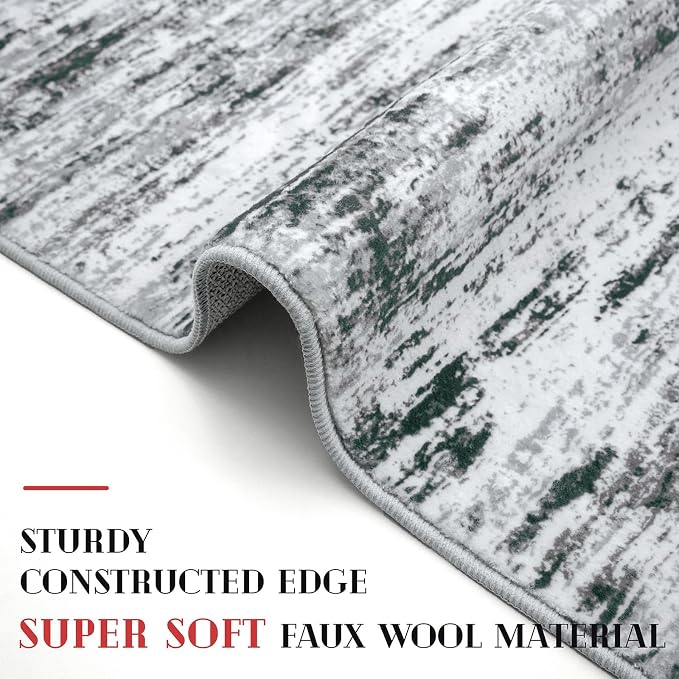 Lansny Modern Abstract Runner Rug 2.6x10 - Image 5