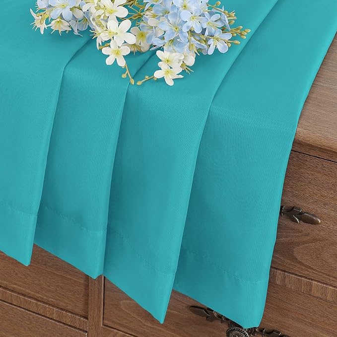 Valances for Windows 14 inch Length 2 Panels, Small Voile Sheer Curtains for - Image 6