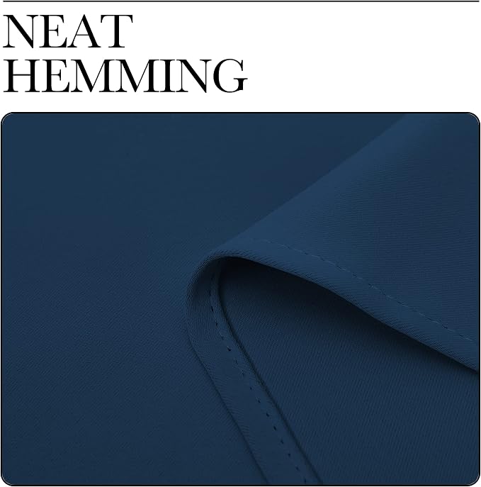 NICETOWN Moroccan Blue Room Darkening Curtains - Image 7