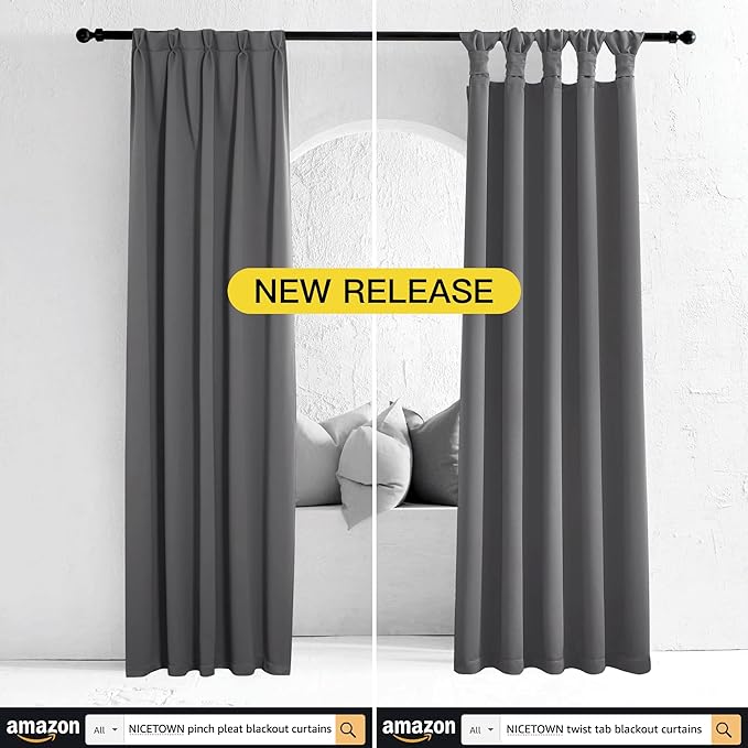 NICETOWN Thermal Patio Door Curtains - Image 2