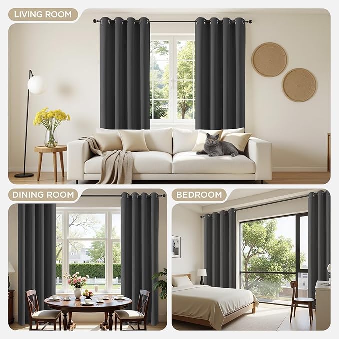 Joydeco 84Inch Blackout Curtains - Image 8