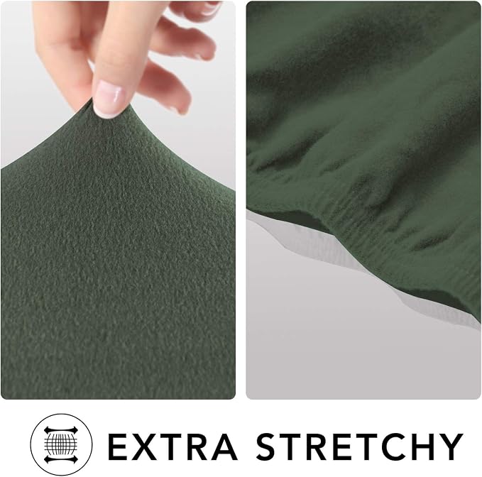 PureFit Stretch Chair Covers Fleece Couch Covers - Image 4