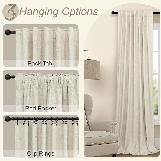 Extra Long Blackout Curtains for 10 Feet High Ceiling Living Room Large Window - Image 6