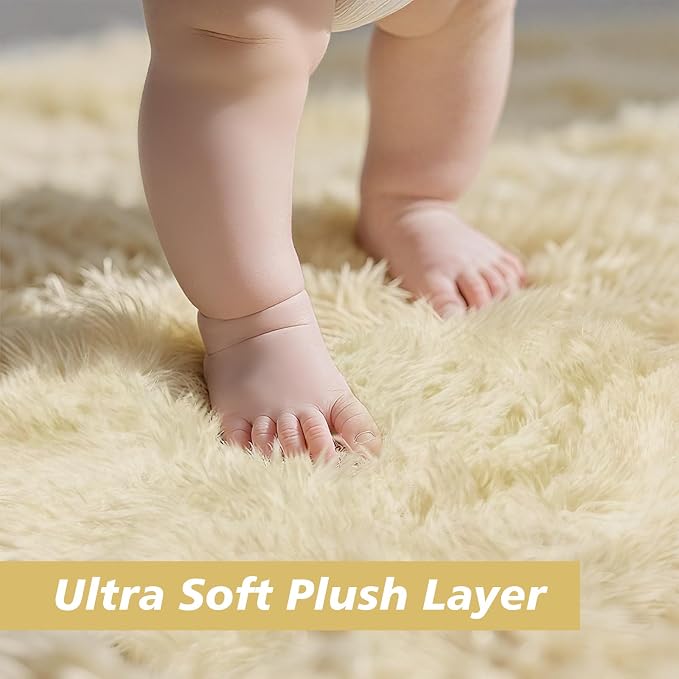 yulidayang Fluffy Round Area Rugs - Image 3