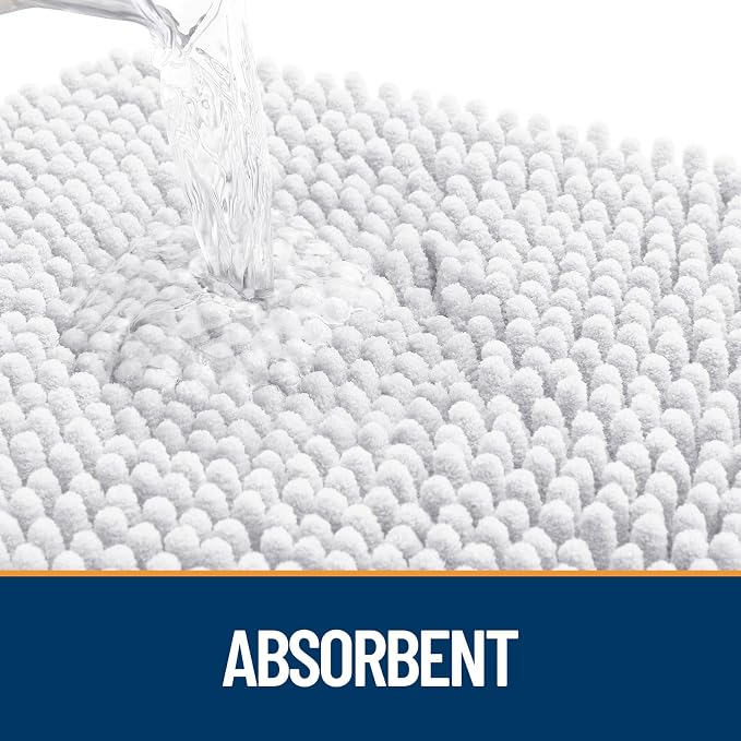 OLANLY Dog Door Mat for Muddy Paws 70x24, Super Absorbent Chenille Mud Mat | - Image 3