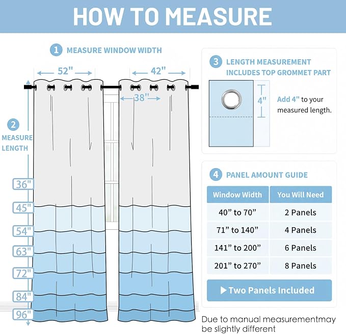 SimpleHome Dark Green 100% Blackout Curtains Room Darkening Living Room 36 | - Image 2