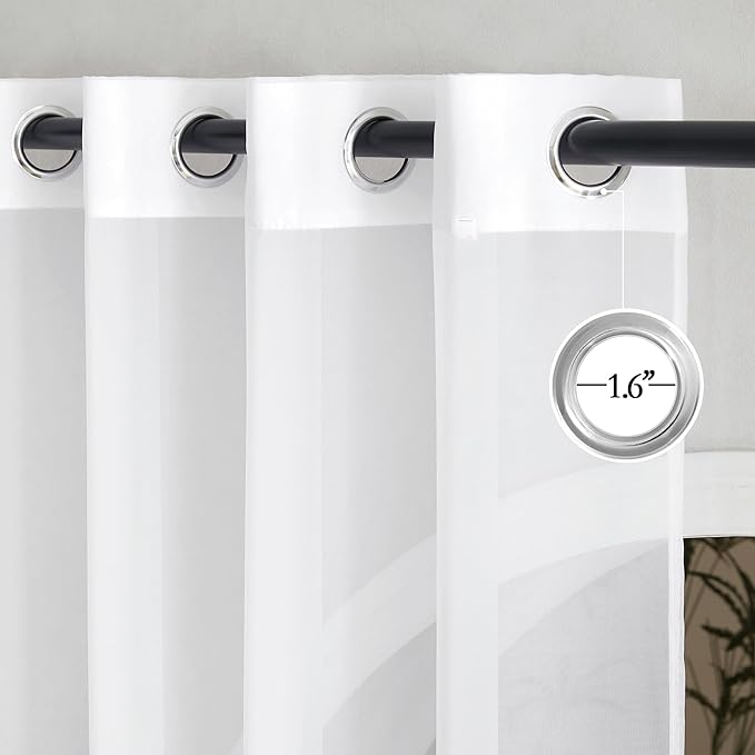 NICETOWN Sheer Window Panel Curtains - Image 2