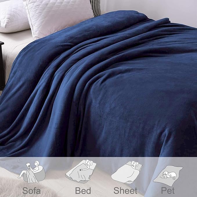 Exclusivo Mezcla Soft Fleece Blanket Cal King Size - Image 5