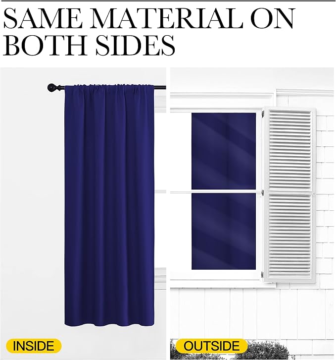 NICETOWN Curtains Blackout Draperies - Image 4