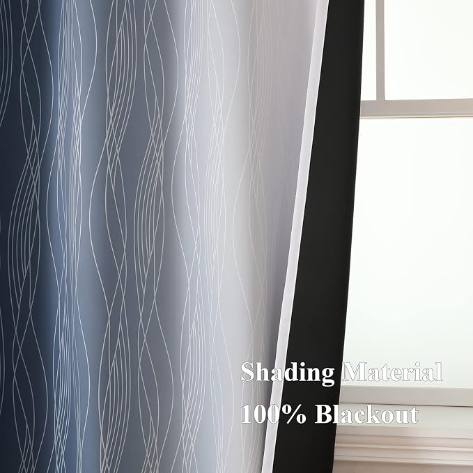 Estelar Textiler Blackout Curtains 90 Inches Long 2 Panels, Light Blocking - Image 5