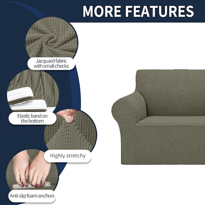 Cupuamon 2026 New Stretch Oversized Sofa Slipcovers Couch Sofa Cover - Image 4