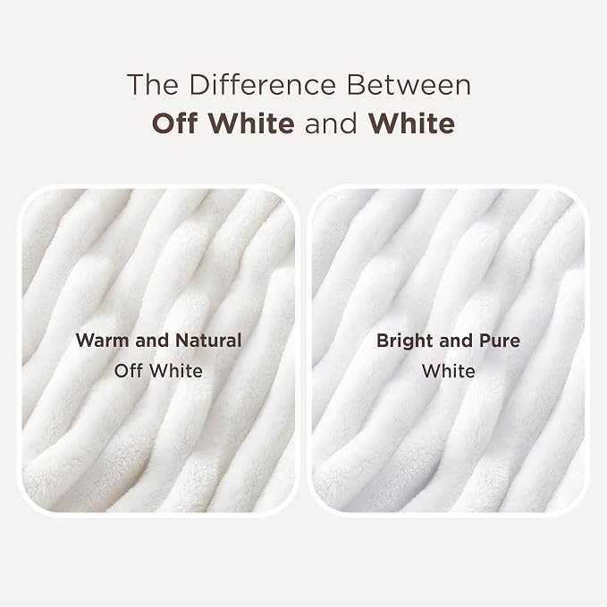 Bedsure GentleSoft White Throw Blanket - Image 7