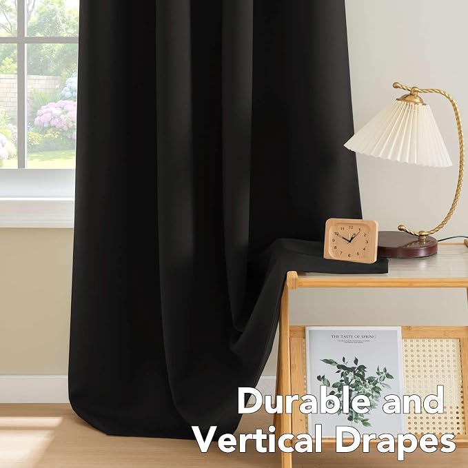 H.VERSAILTEX Thermal Insulated Blackout Curtains Window Panel Drapes - Image 8