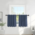 PONY DANCE Short Curtains for Small Window by PONYDANCE