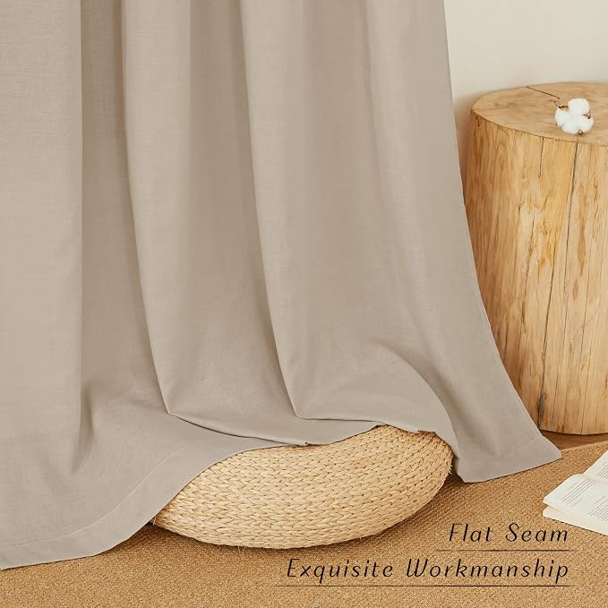 NICETOWN Linen 78 inch Curtains - Image 6