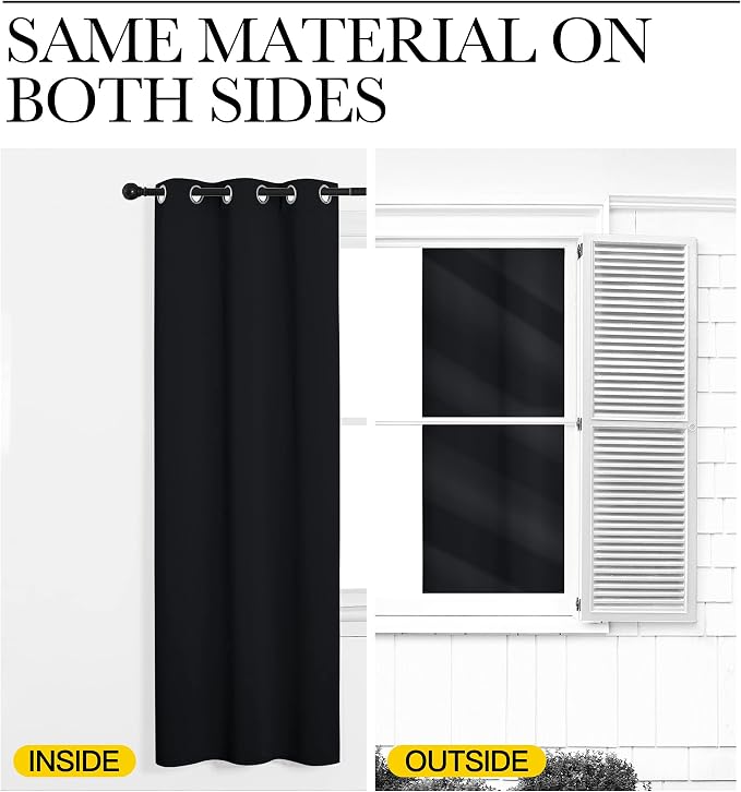 NICETOWN Living Room Blackout Curtains and Drapes - Image 4