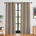 NICETOWN Blackout Window Curtains 80 inch Long, 2 Panels, 34 inch, Grommet Top by NICETOWN
