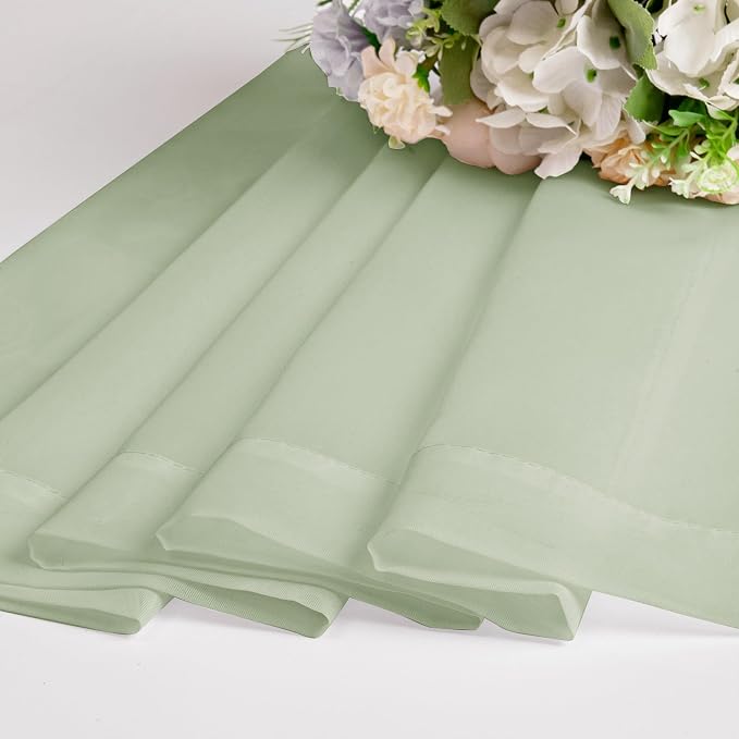 Sheer Curtains 78 inches Long 2 Panels Set - Image 6