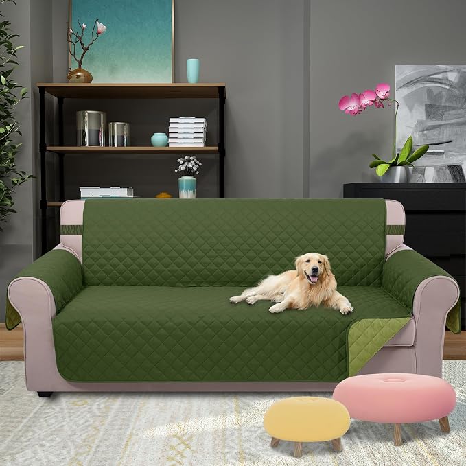 U-NICE HOME Large Sofa Cover Reversible Couch Cover - Image 2