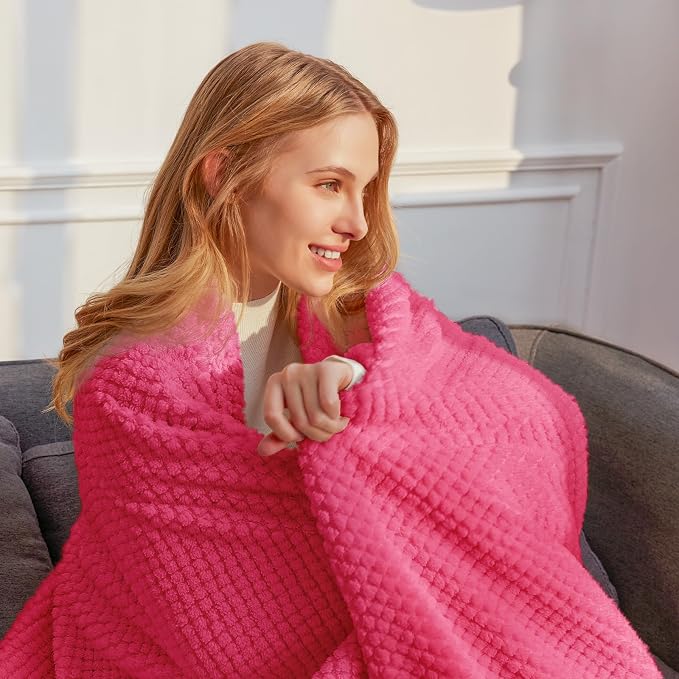 Whale Flotilla Extra Large Fuzzy Fleece Throw Blanket - Image 7