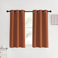 NICETOWN Kitchen Curtains Small Window Curtains & Drapes, Burnt Orange by NICETOWN