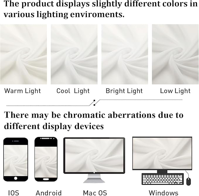 Short Sheer Curtains 54 Inches Length 2 Panels, Light Filtering Voile Curtain - Image 7
