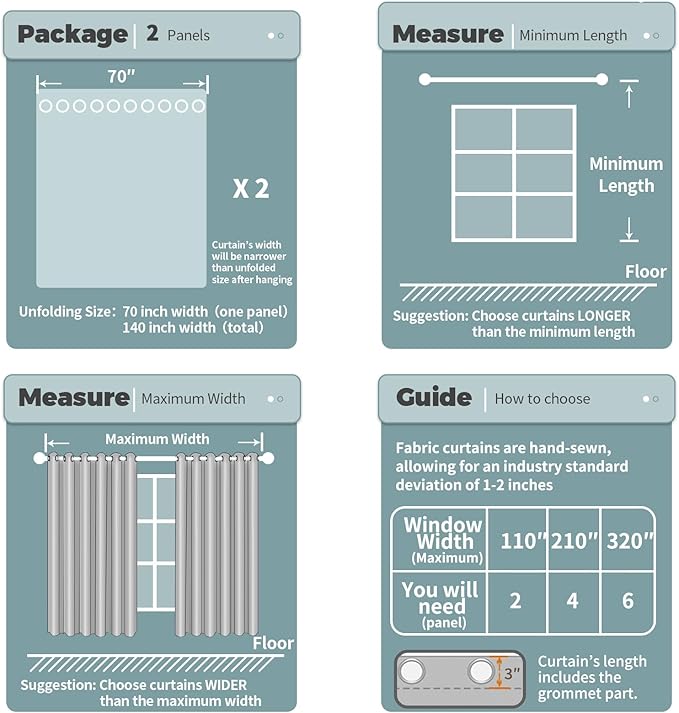 BGment Blackout Curtains for Bedroom - Image 6