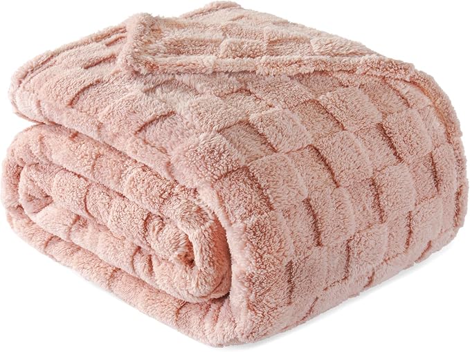 Exclusivo Mezcla Queen Size Flannel Fleece Blanket, Super Soft and Warm by ExclusivoMezcla
