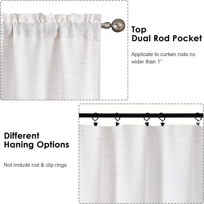 OWENIE Bob 1 PCS Natural Valances - Image 4