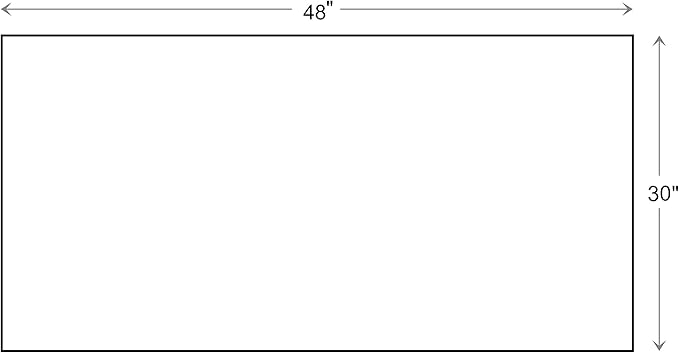 Calloway Mills 152963048K Black Border 30" x 48" Monogram Doormat Letter (K)